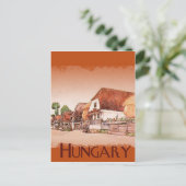 dorp Hongarije Briefkaart (Staand voorkant)