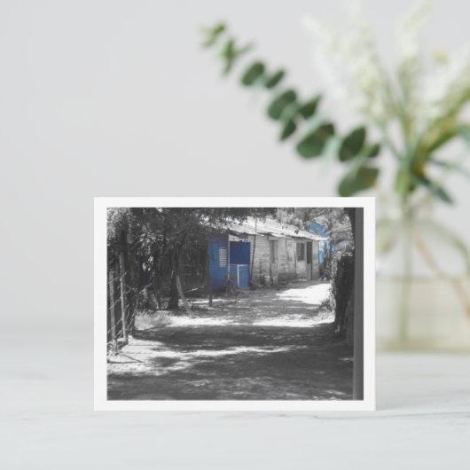 dorp in de Dominicaanse Republiek Briefkaart (Staand voorkant)