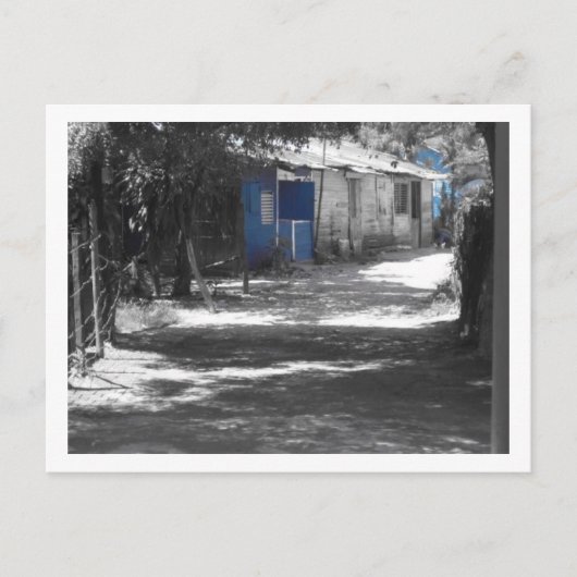 dorp in de Dominicaanse Republiek Briefkaart (Voorkant)