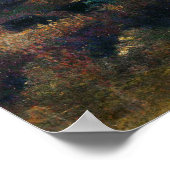 Dorp in de landbouwsector bij schemering (1884) poster (Hoek)