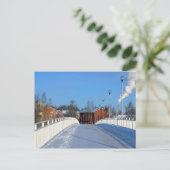 dorp in Finland Briefkaart (Staand voorkant)