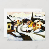 dorp in het Laurentiaanse gebergte Briefkaart (Voorkant / Achterkant)