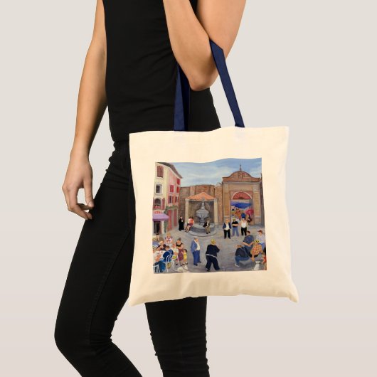 dorp in Provence Tote Bag (Voorkant (product))