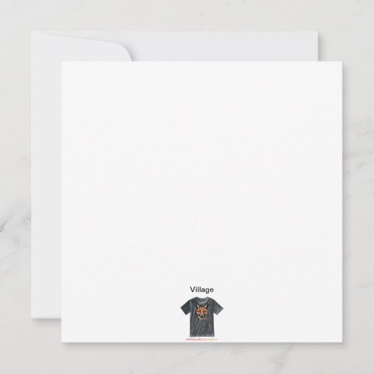 dorp kaart (Achterkant)