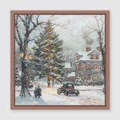  Dorp Kerst Magnetische Kaart (Voorkant)