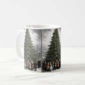  dorp Kerstboom verzamelen Koffiemok (Voorkant links)