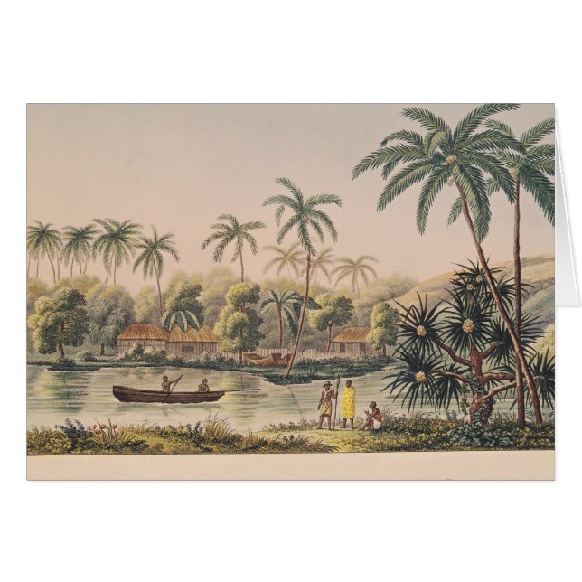 dorp Matavae, Tahiti (Voorkant Horizontaal)