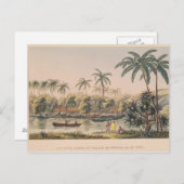 dorp Matavae, Tahiti Briefkaart (Voorkant / Achterkant)