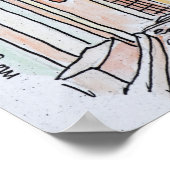 dorp Mougins | Provence, Zuid-Frankrijk Poster (Hoek)