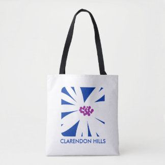 Dorp of Clarendon Hills Daisy Canvas tas