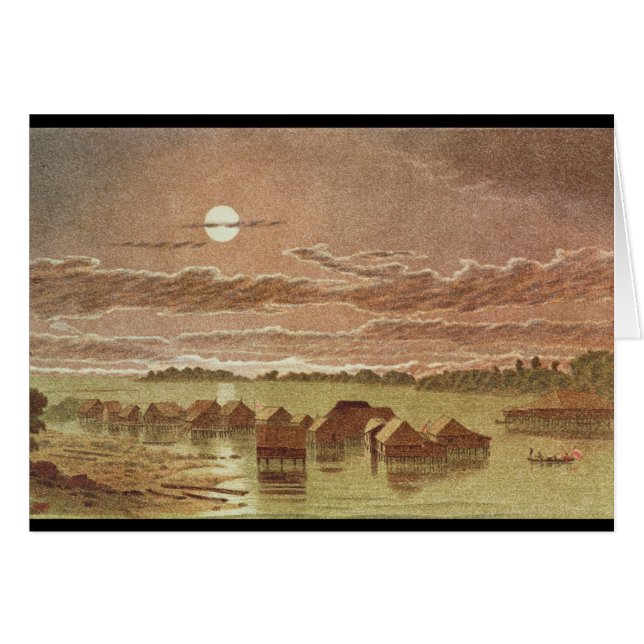 dorp op Basilan, Filipijnen (Voorkant Horizontaal)