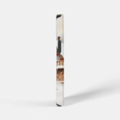 Dorp op een kerstdag iPhone hoesje (Rechterkant)