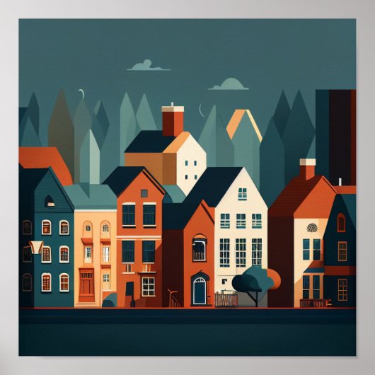 dorp poster (Voorkant)