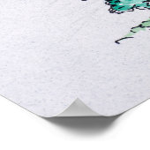 dorp Provence, Frankrijk Poster (Hoek)