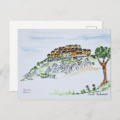 dorp Sant'Antonino | Corsica, Frankrijk Briefkaart (Voorkant / Achterkant)