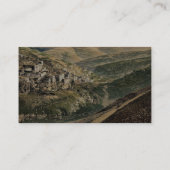 dorp Siloam, Jeruzalem, Heilige Land Foto Visitekaartje (Achterkant)