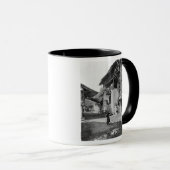 dorp Valais, begin 20e eeuw Mok (Voorkant rechts)