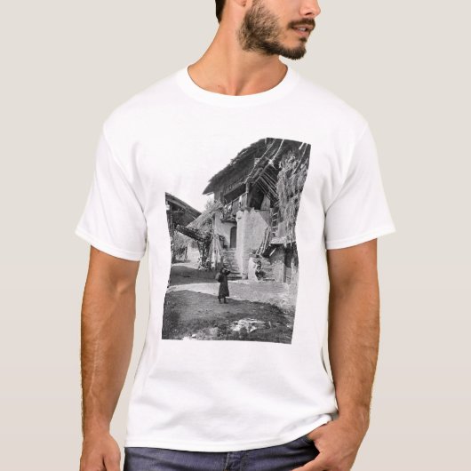 dorp Valais, begin 20e eeuw T-shirt (Voorkant)