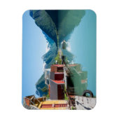 Dorp van Fjærland en een fjord rechthoek magneet (Verticaal)