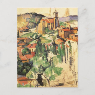 Dorp van Gardanne door Paul Cezanne,  kunst Briefkaart