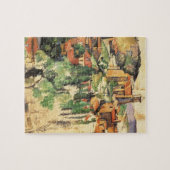 Dorp van Gardanne door Paul Cezanne,  kunst Legpuzzel (Horizontaal)