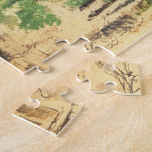 Dorp van Gardanne door Paul Cezanne,  kunst Legpuzzel (Zijkant)