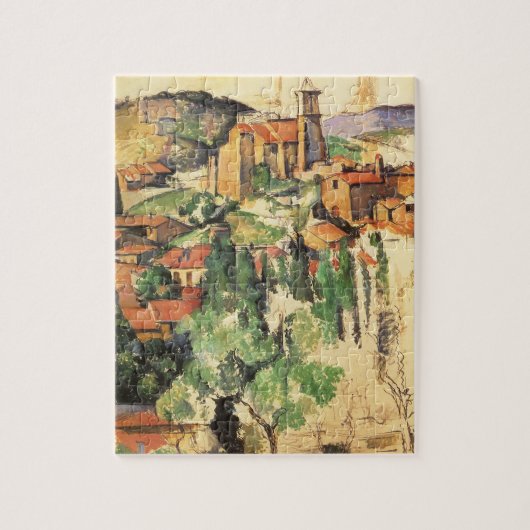 Dorp van Gardanne door Paul Cezanne,  kunst Legpuzzel (Verticaal)