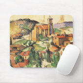 Dorp van Gardanne door Paul Cezanne,  kunst Muismat (Met muis)