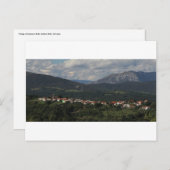 Dorp van Janezevo Brdo, Brkini Hills, Slovenië Briefkaart (Voorkant / Achterkant)