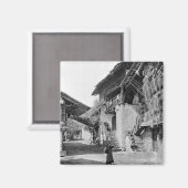 Dorp van Wallis, begin 20e eeuw Magneet (Voorkant / Achterkant)