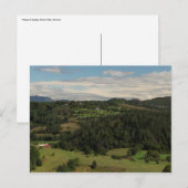 Dorp van Zajelšje, Brkini Hills, Slovenië Briefkaart (Voorkant / Achterkant)