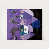 dorp wandkleed (Voorkant (horizontaal))