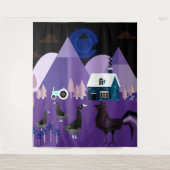 dorp wandkleed (Voorkant)