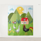 dorp wandkleed (Voorkant)