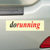 dorpeling bumpersticker (Op auto)