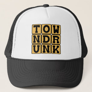 Dorpsdrankop, bekende zatlap trucker pet