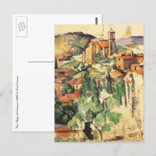 Dorpsgemeenschap Gardanne door Paul Cezanne, Vinta Briefkaart