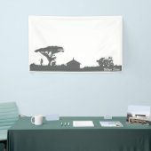 dorpsgezicht spandoek (Beurs)