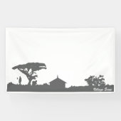 dorpsgezicht spandoek (Horizontaal)