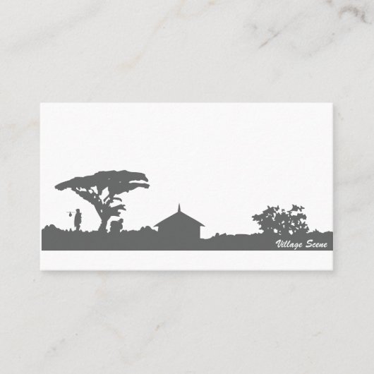 dorpsgezicht visitekaartje (Voorkant)