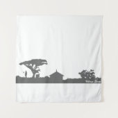 dorpsgezicht wandkleed (Voorkant)