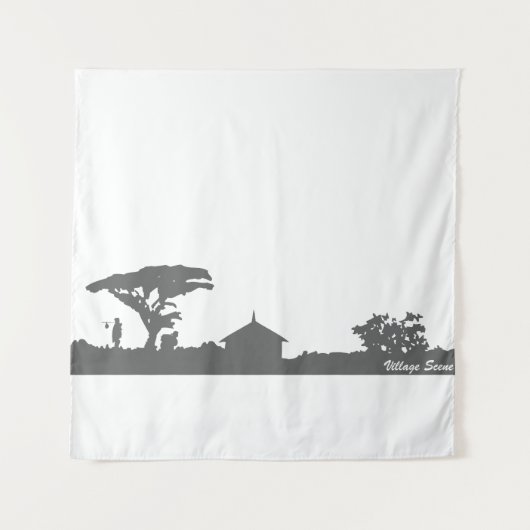 dorpsgezicht wandkleed (Voorkant)