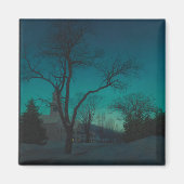 Dorpskerk bij Dusk Magnet (Voorkant)