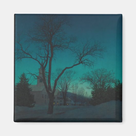 Dorpskerk bij Dusk Magnet (Voorkant)