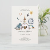 Dorpskerkhof doop kaart (Staand voorkant)