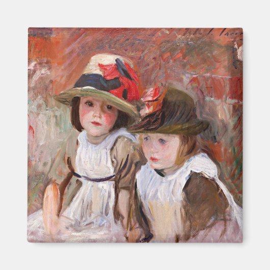 Dorpskinderen, beroemd kunstwerk, magneet (Voorkant)