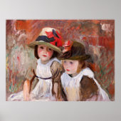 Dorpskinderen, beroemd kunstwerk, Poster (Voorkant)
