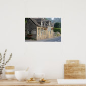Dorpspub in de Cotswolds posterprint Poster (Keuken)