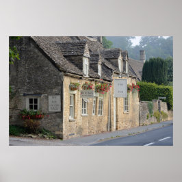 Dorpspub in de Cotswolds posterprint Poster