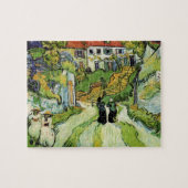 Dorpstraat en trappen Auvers, Figuren Legpuzzel (Horizontaal)